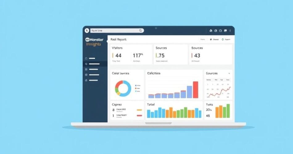 لوحة تحكم MonsterInsights لتحليلات جوجل أناليتيكس في ووردبريس.