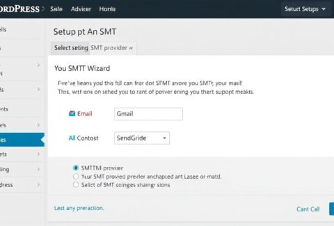 واجهة معالج إعداد WP Mail SMTP في ووردبريس تُظهر خيارات مزودي SMTP.