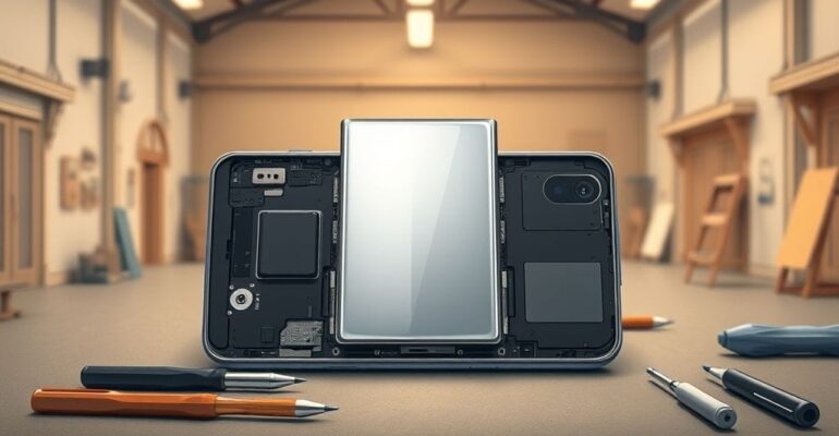 تفاصيل بطارية Pixel 10 Pro XL مع تحسينات الإصلاحية.