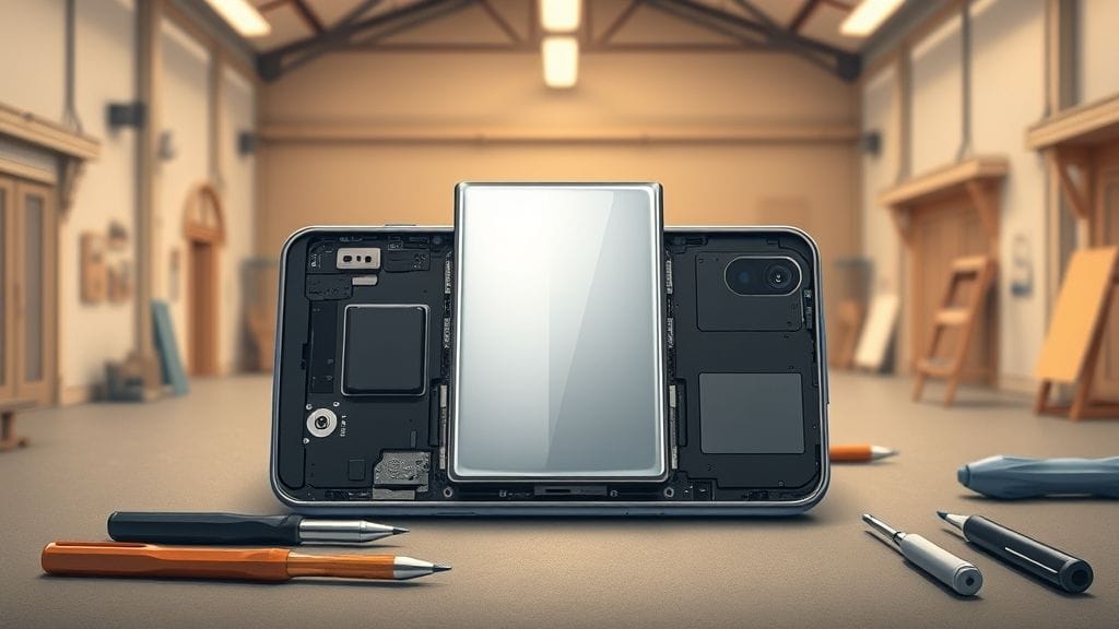 تفاصيل بطارية Pixel 10 Pro XL مع تحسينات الإصلاحية.