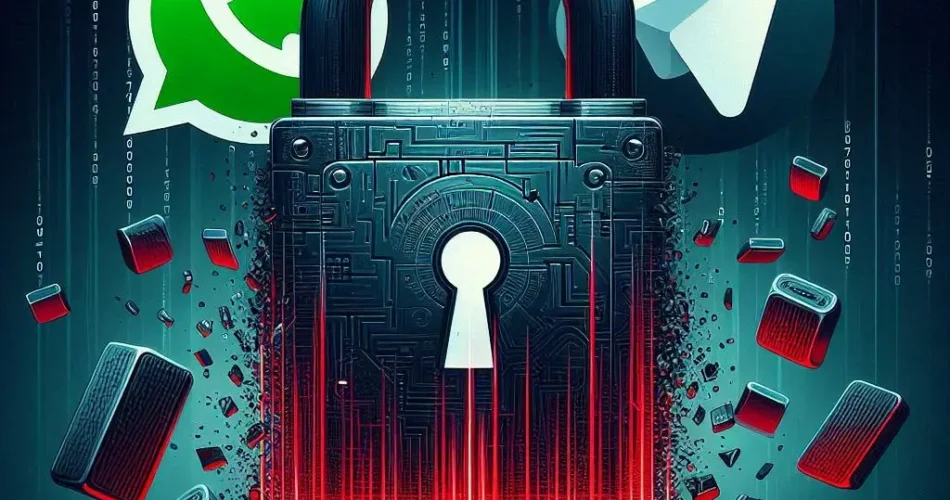 ثغرات التشفير في تطبيقات المراسلة مثل واتساب وتلغرام في 2025
