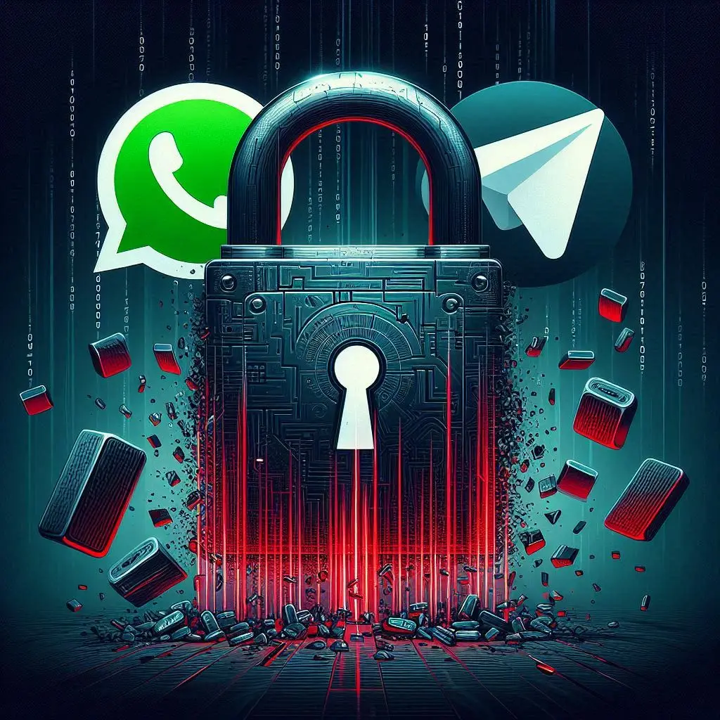 ثغرات التشفير في تطبيقات المراسلة مثل واتساب وتلغرام في 2025
