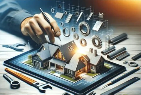 واجهة AutoCAD 2025 لرسم مشاريع مبتدئين.