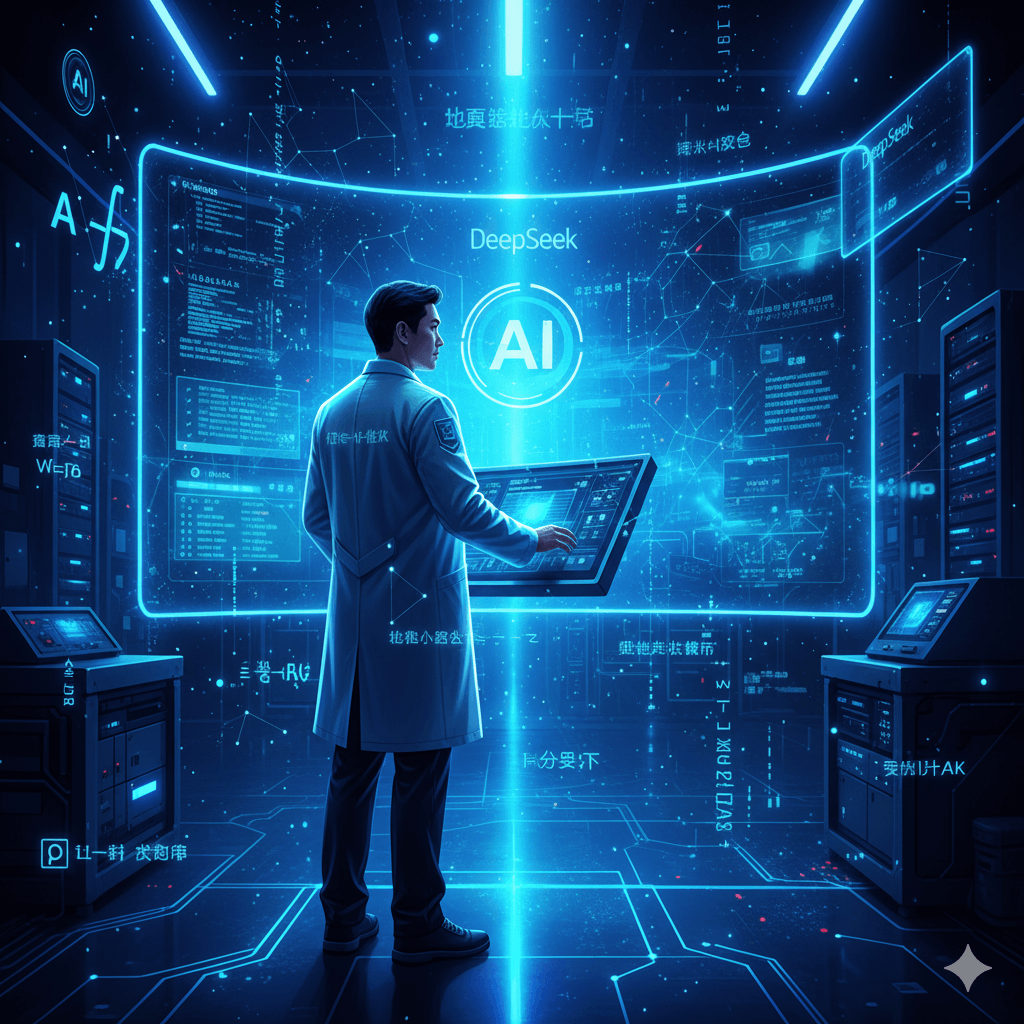 عالِم يستخدم DeepSeek للاستدلال الرّياضيّ المتقدّم.